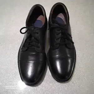 Men Dockers Black Cap Toe Oxford Shoes Size 10.5M Very Nice Pre-Owned Cond. Dockers | Shoes | Men Dockers Black Cap Toe Oxford Shoes  main image 2